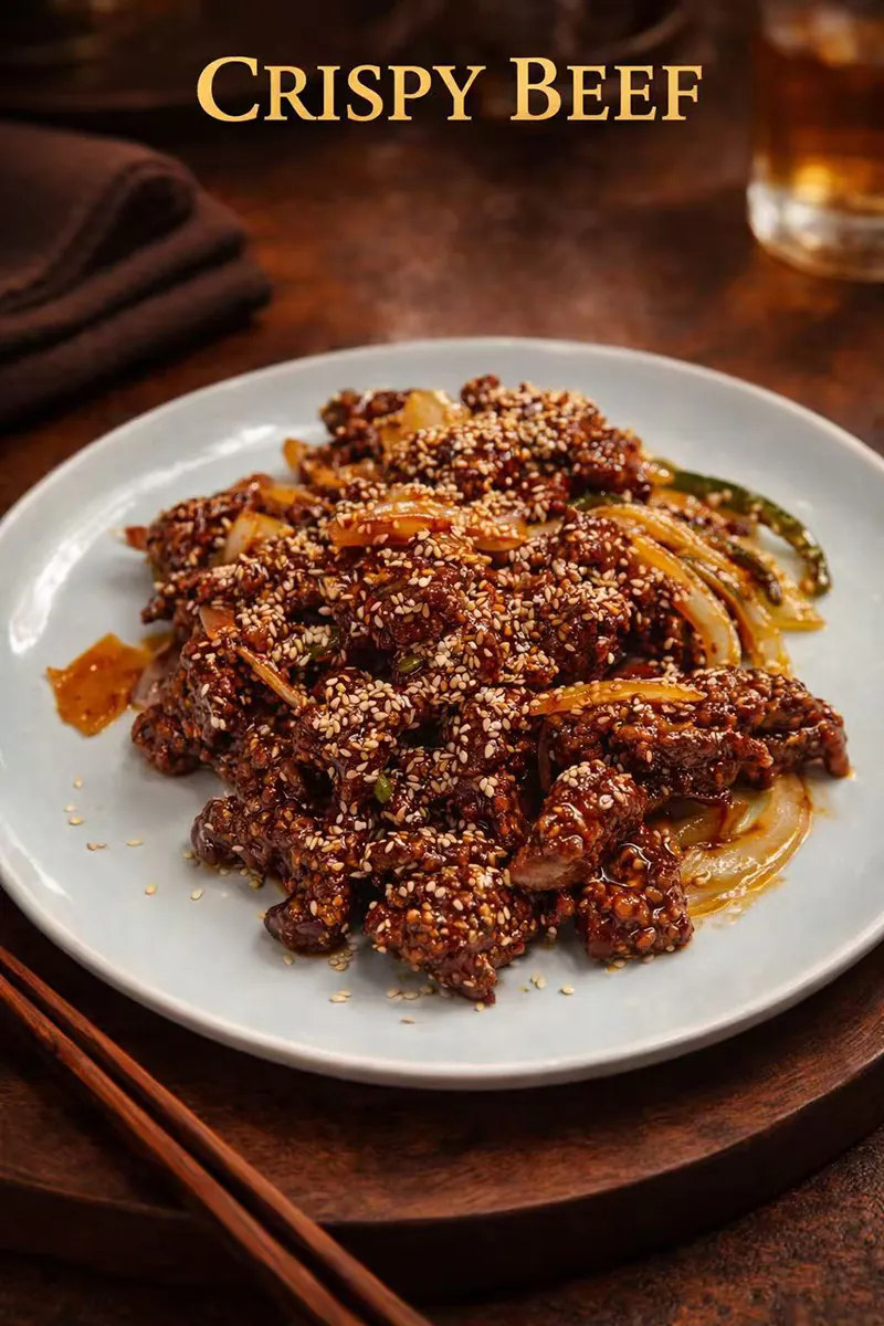 Crispy Beef at Lee's Kitchen，a Chinese Restaurant in Tualatin